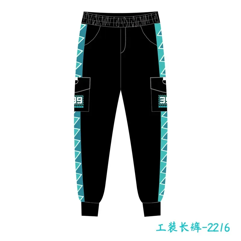 Pantalon de survêtement en coton Anime Vocaloid pour hommes et femmes, pantalons décontractés, pantalons noirs de dessin animé, pantalons cargo, mode unisexe, nouveau, offre spéciale