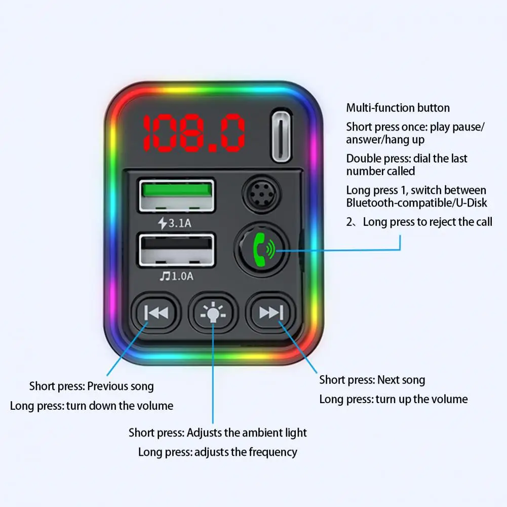 

Convenient Plug And Play 5V/1A Supports Mobile Navigation with Voice Guidance Car MP3 Automobile Supply