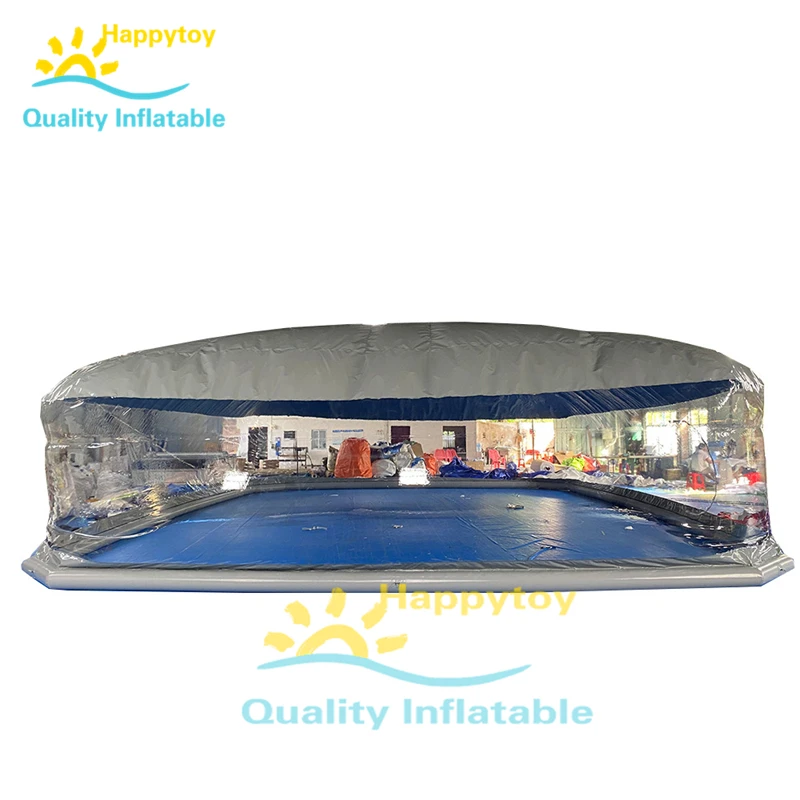 Clear Inflatable Swimming Pool Cover Tents Transparent Inflatable Pool Cover Bubble Dome Tent For Sale