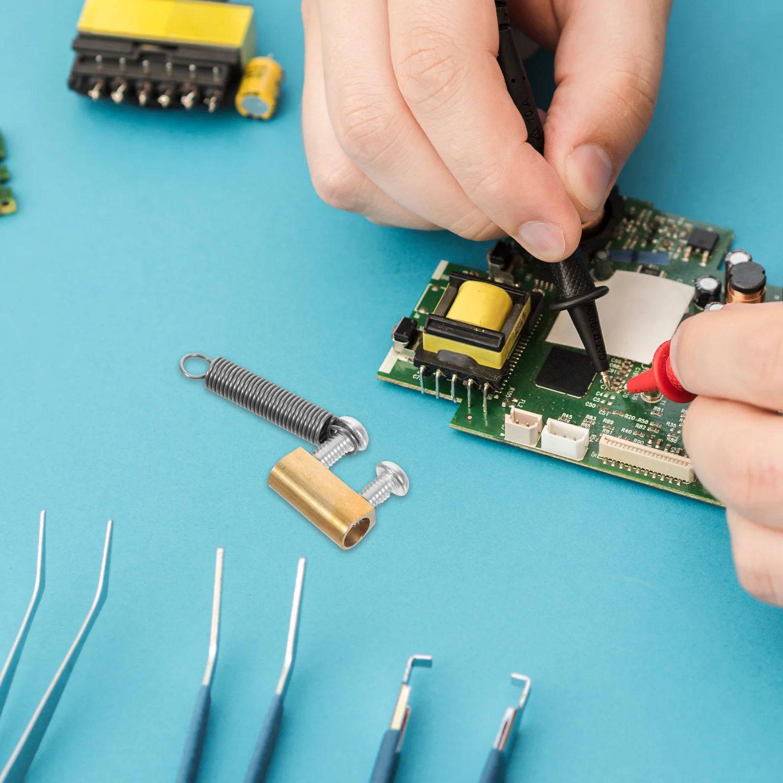 

Copper Terminal For Sealer Spring-Loaded Connector Foot Pedal Sealing Machine Repair Part Electrical Equipment Connection Rod