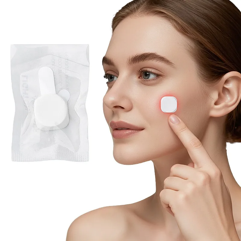 Electronic Red and Blue Light Acne Patches, Electronic Acne Removal Patches, Phototherapy Quick Acne Mark Fading Patches