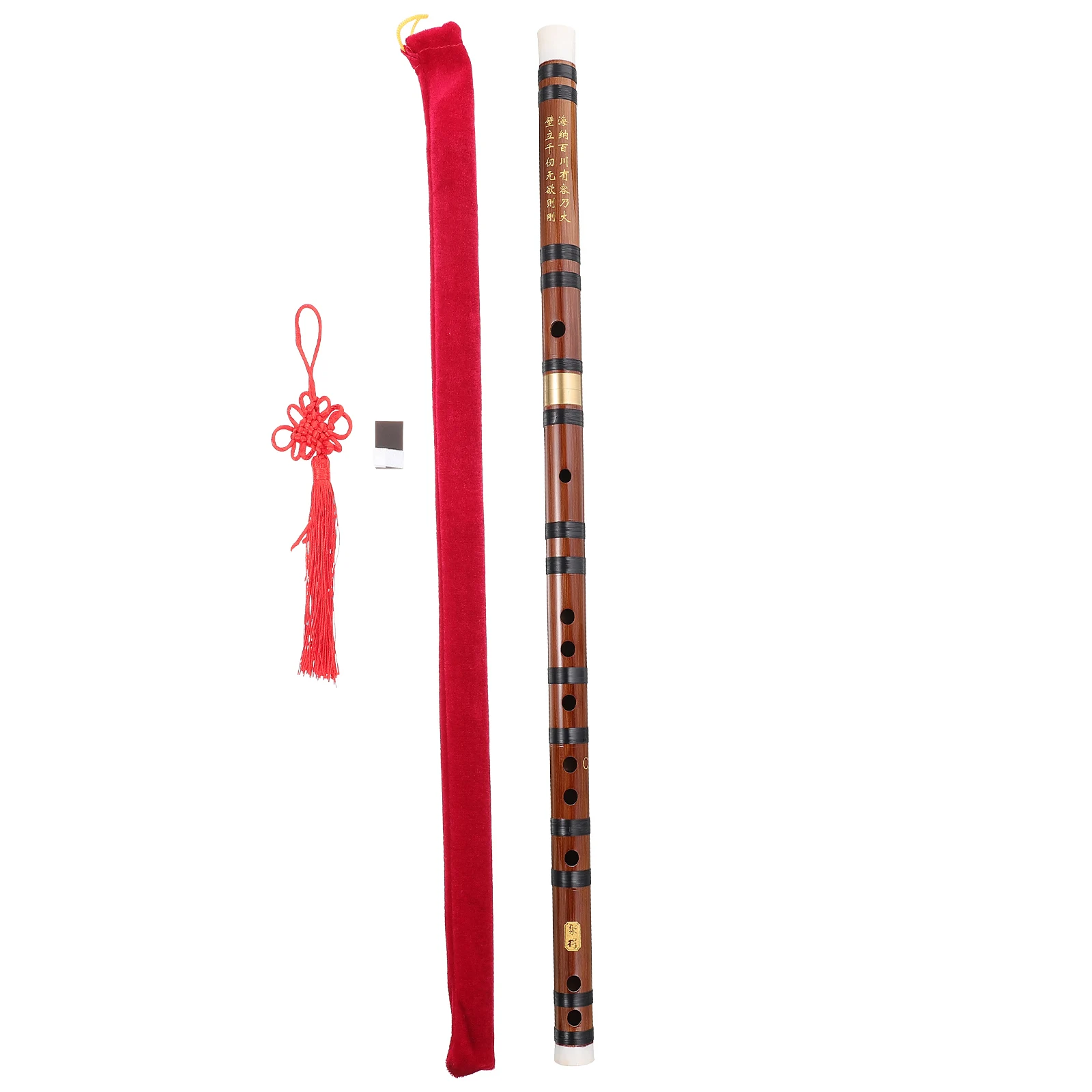 

Sturdy Flute Kids Musical Instruments Beginner Comfortable to Hold Beginners Flutes Brass Chinese Bright Color