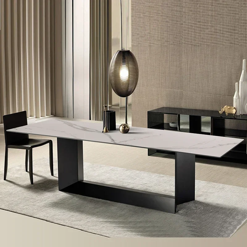 Luxury Modern Dining Table Organiser Italian Space Saving Dining Table Restaurant Kitchen Mesas De Comedor Home Furniture