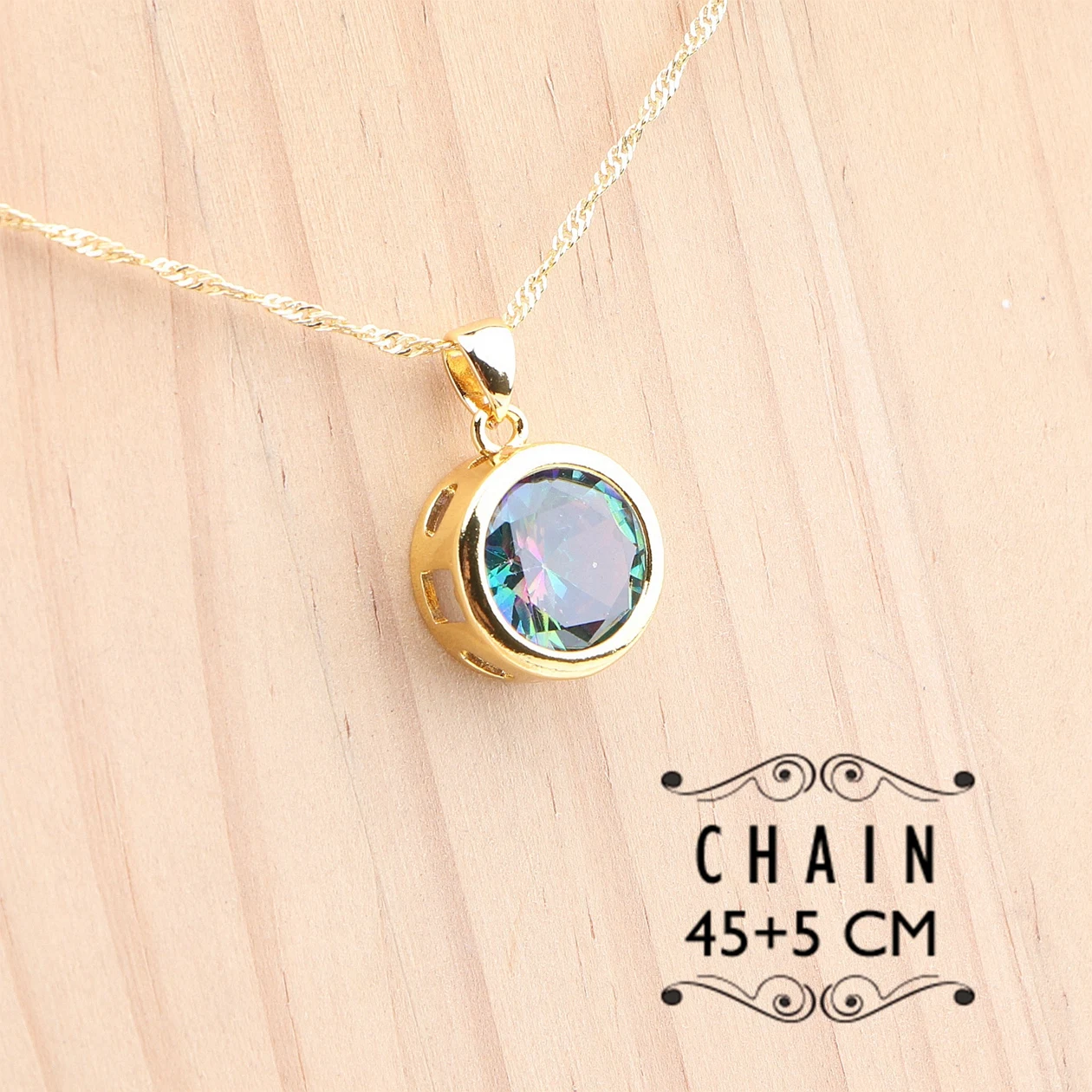 925 Silver Gold Color Jewelry Sets Magic Rainbow Zircon Bridal For Women Wedding Rings Bracelets Earrings Pendant Necklace Set