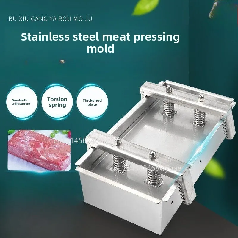 Kitchen Cooked Meat Frozen Beef Roll Stainless Steel Forming Tool 1KG Ham Meat Pressing Tool Box hand tools