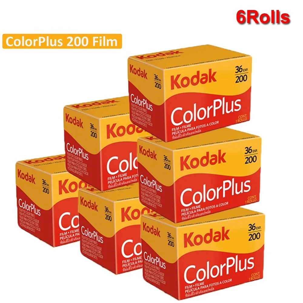 New 6 Rolls 200 Color 35mm Film 36 Exposure per Roll suit For M35 / M38 Camera