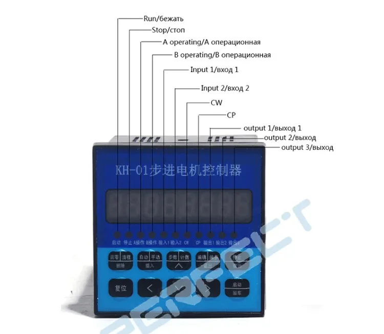 KH-01 Programmable Single Shaft Stepper Motor Controller Replace Pulse Generator Motion Control Flexible Input Output Controller