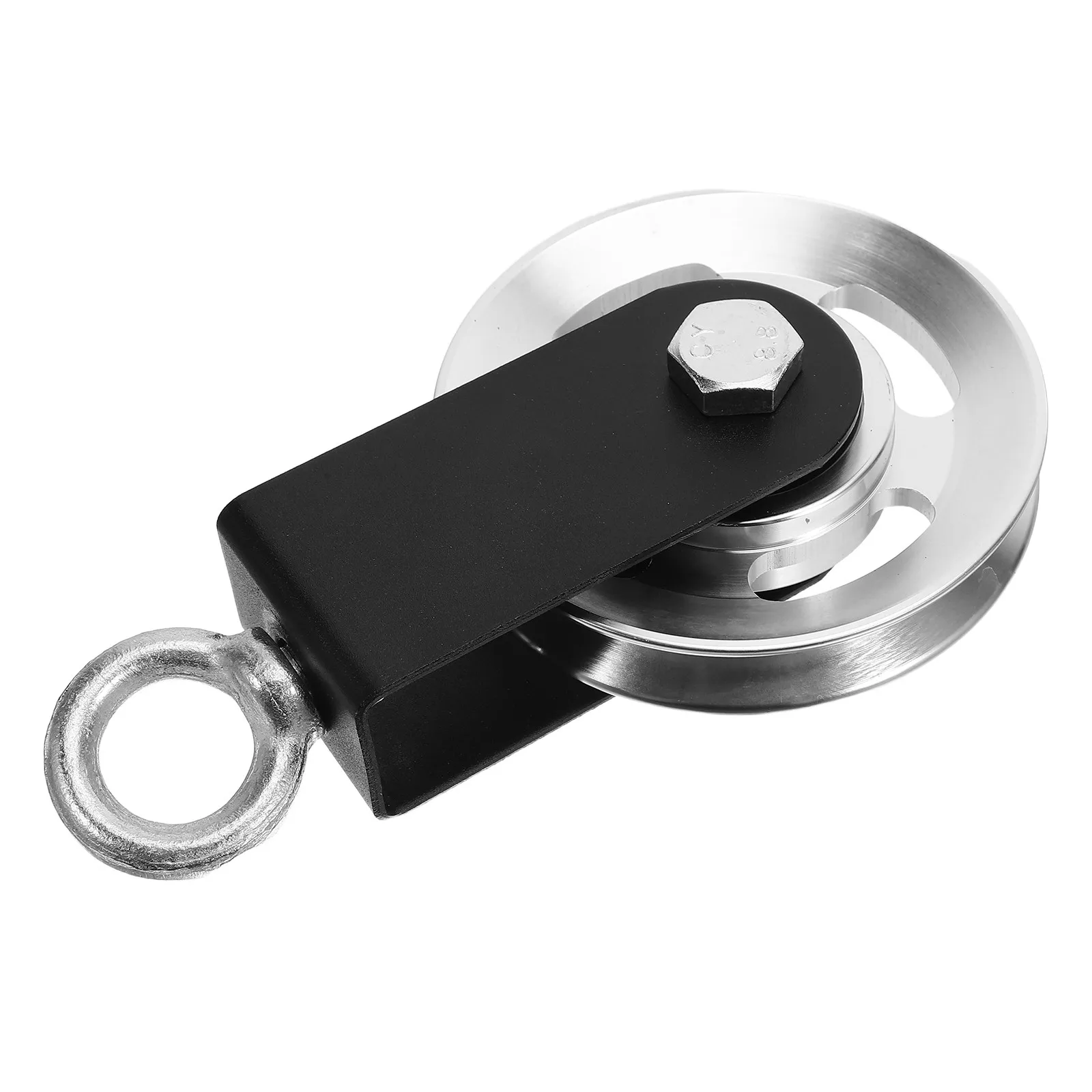 Aluminium Alloy Cable Pulley Wheel for Home Gym Strength Training Silent Operation Smooth Bearing Compact Wall Mount Fitness