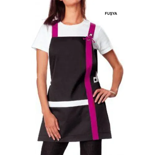 Medusa Forma Bib Apron Chef Barista Cook Barber Tattoo Waiter Bib Fuchsia