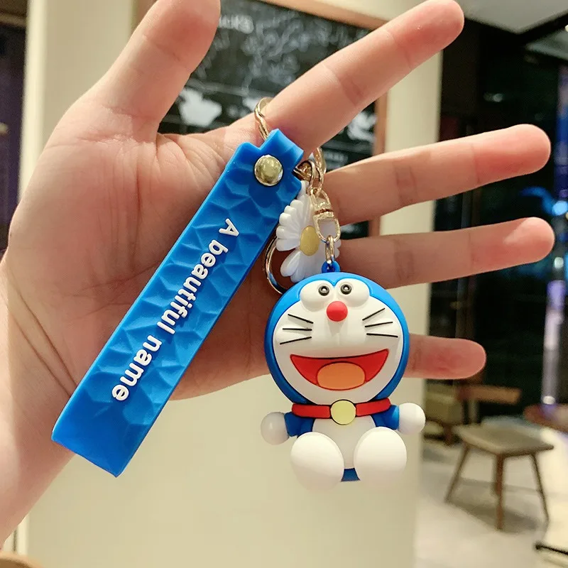 Doraemon мультяшный брелок милая кукла косплей автомобильный брелок для ключей рюкзак кулон Kawaii украшения ювелирные изделия аниме украшение кулон подарок