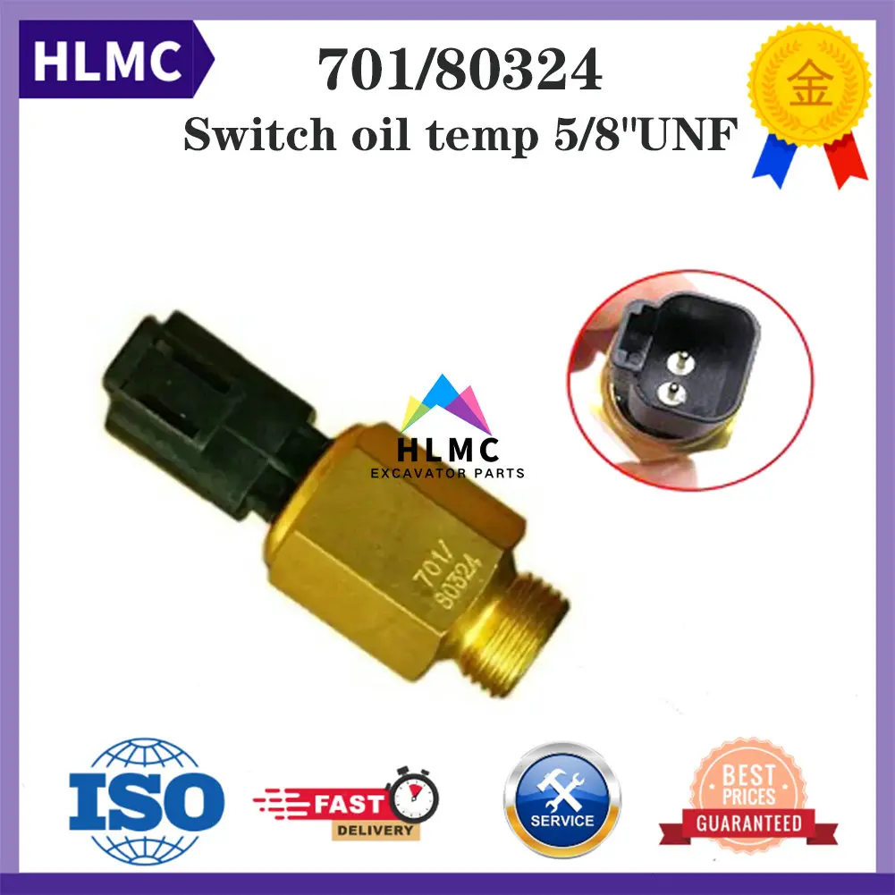 Deutsch Connector Oil Temperature Switch Sensor Backhoe Loader Parts 701-80324 701/80324 70180324 JCB 2CX 3CX 4C 4CX 3DX 4DX 160