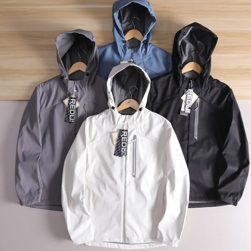 

Мужская уличная подкладка Fce Soft ell Jaet с капюшоном, теплая бархатная ветрозащитная водонепроницаемая весна-осень Faion Urban Sle Long S...