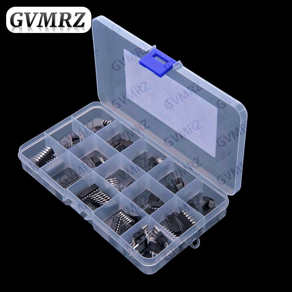 15Values ​​75PCS NE555 LM358 Integrated Circuit IC Chips MC34063 TDA2822 NE5532 TL494 LM339 ULN2003 LM324 TDA2030 DIP TO220