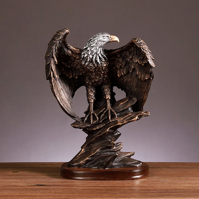 

Eagle Statue Resin Ornament, Home Decor Office Decor Statue, Symbol Of Wealth Freedom Power, Birthday Holiday Gift