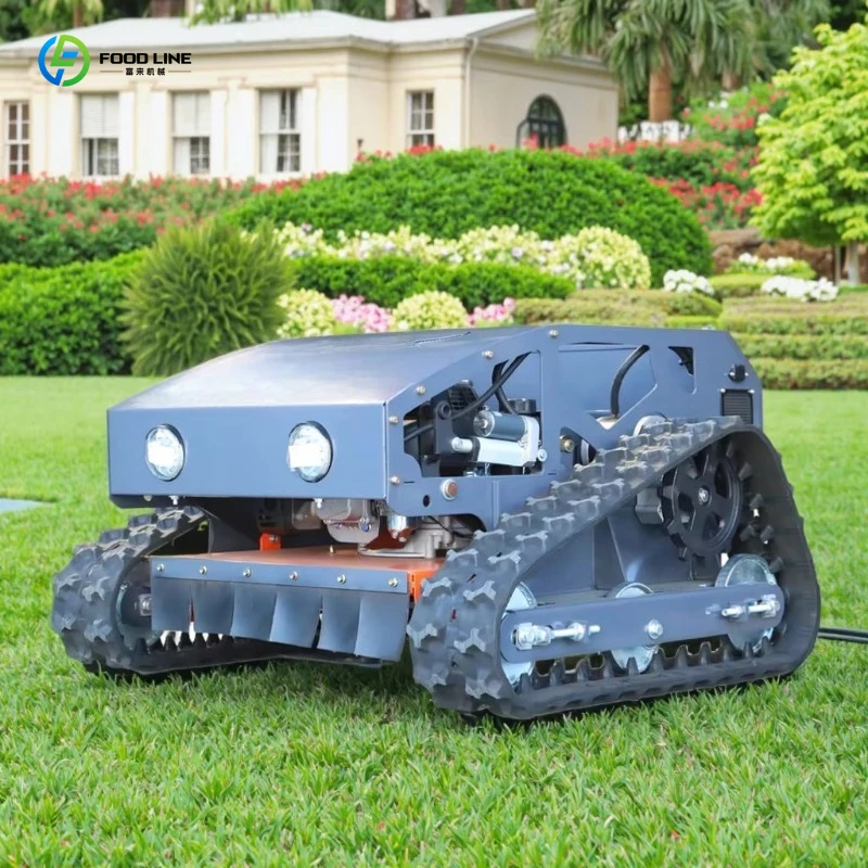 

Customized Mini Crawler Remote Control Lawn Mower Premium Durable Design For Orchard Lawn Maintenance