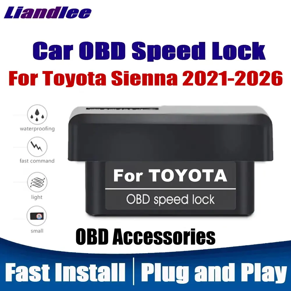 

Автоматический декодер блокировки скорости автомобиля для Toyota Sienna XL40 2021-2026, аксессуары OBD, модуль автоматического закрытия дверей и окон