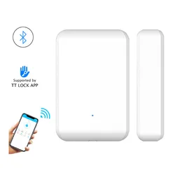 Il sensore porta Bluetooth compatibile con TTLOCK controlla lo stato di chiusura dell'apertura della porta funziona con tutte le serrature intelligenti TTLOCK