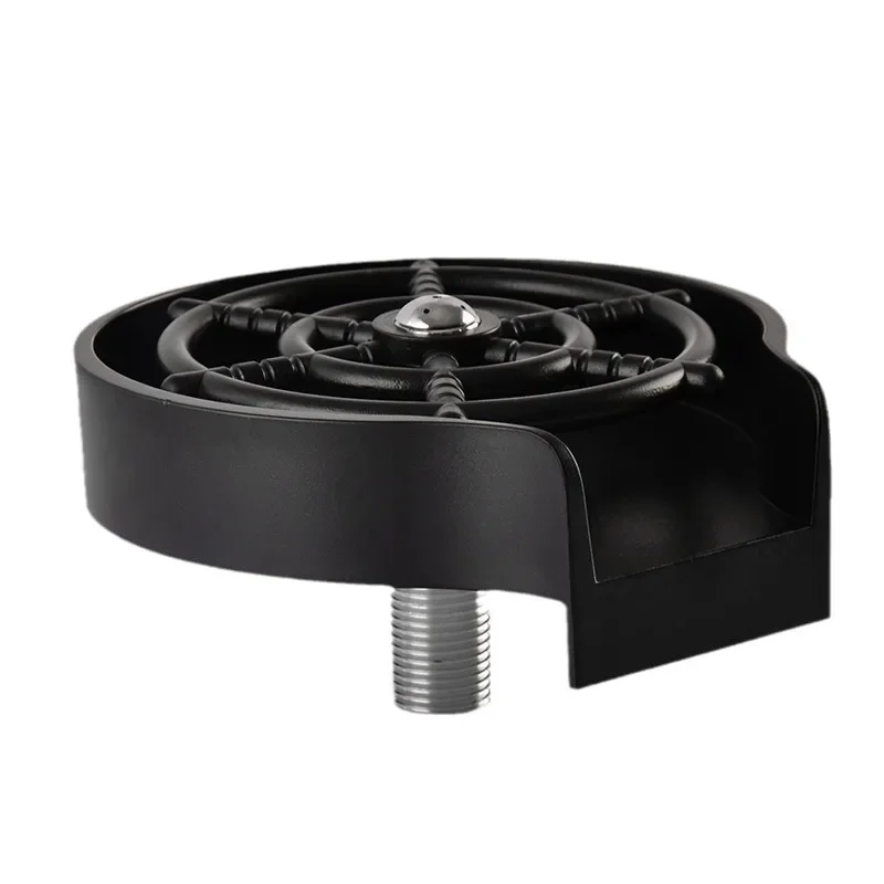Bar press type automatic high pressure rinse cup washer, coffee milk tea shop household sink cup washer