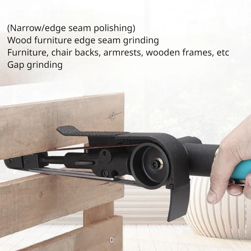 

Small Pneumatic Handheld Sanding Belt Machine, Polishing Machine, Polishing Machine, Edge Trimming and Sanding
