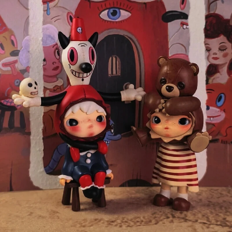 

Genuine Hirono Simper Series Limited Edition Hanging Cards Cute Cartoon Action Anime Figure Designer Doll Trendy Toy Collection