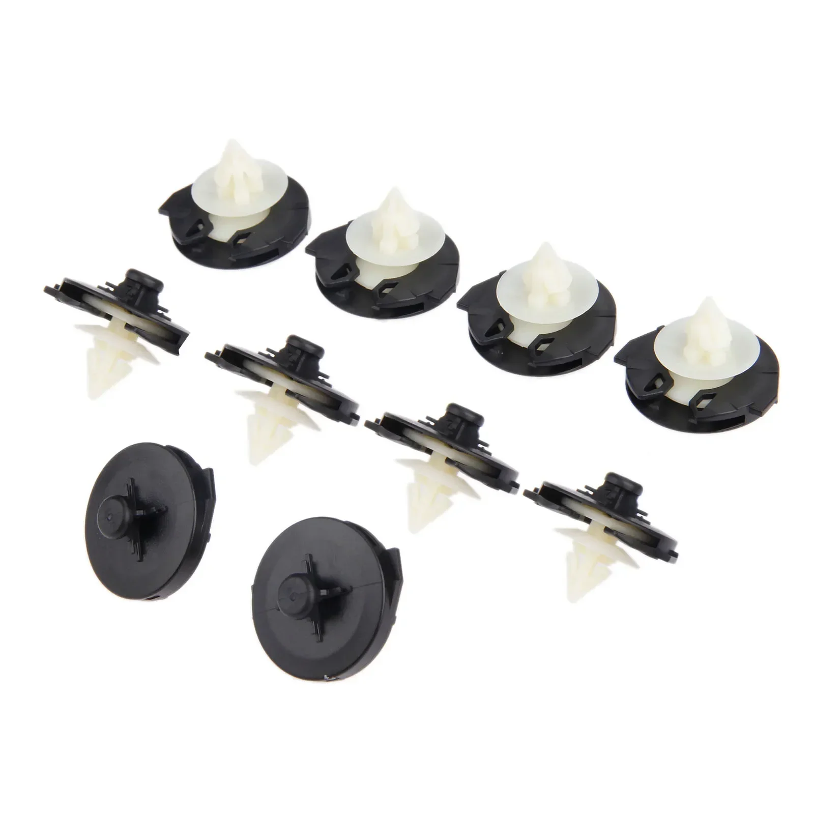 10Pcs Car Interior Door Card Panel Trim Clips Plastic Rivets Auto Fasteners Clip for Polo 6N1 6N2 Type 6N0868243A