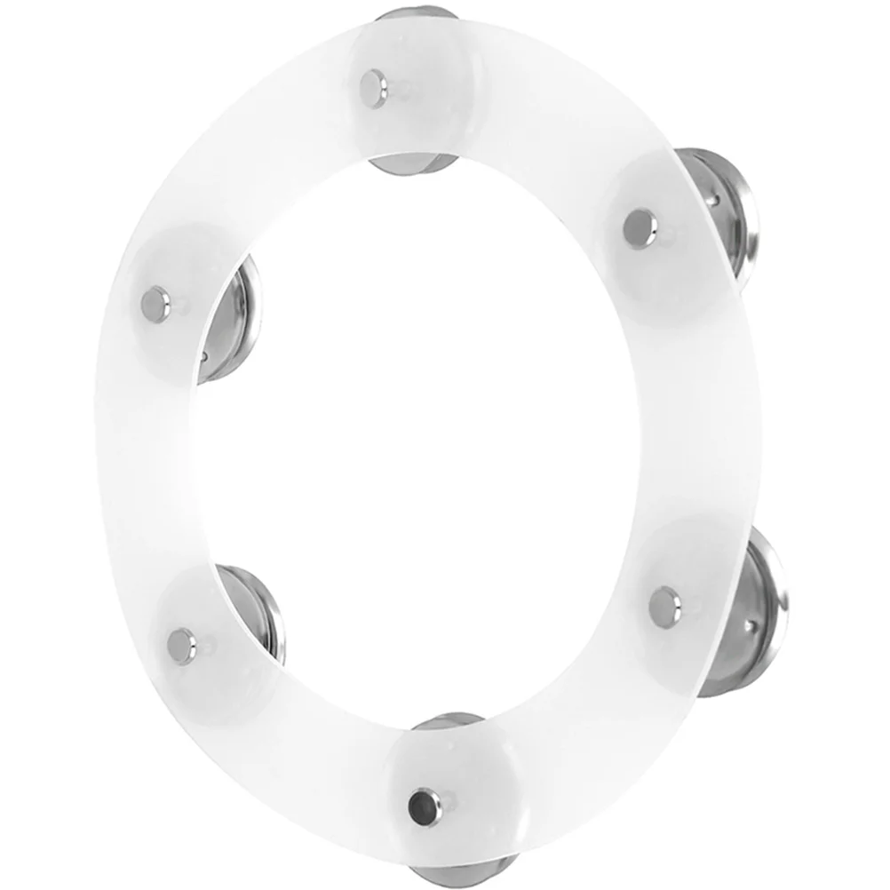 

Hi-Hat Tambourine Strong Sturdy Drum Set Accessory Double-Row Tambourine For Crash Ride Performance Cymbal Replacement