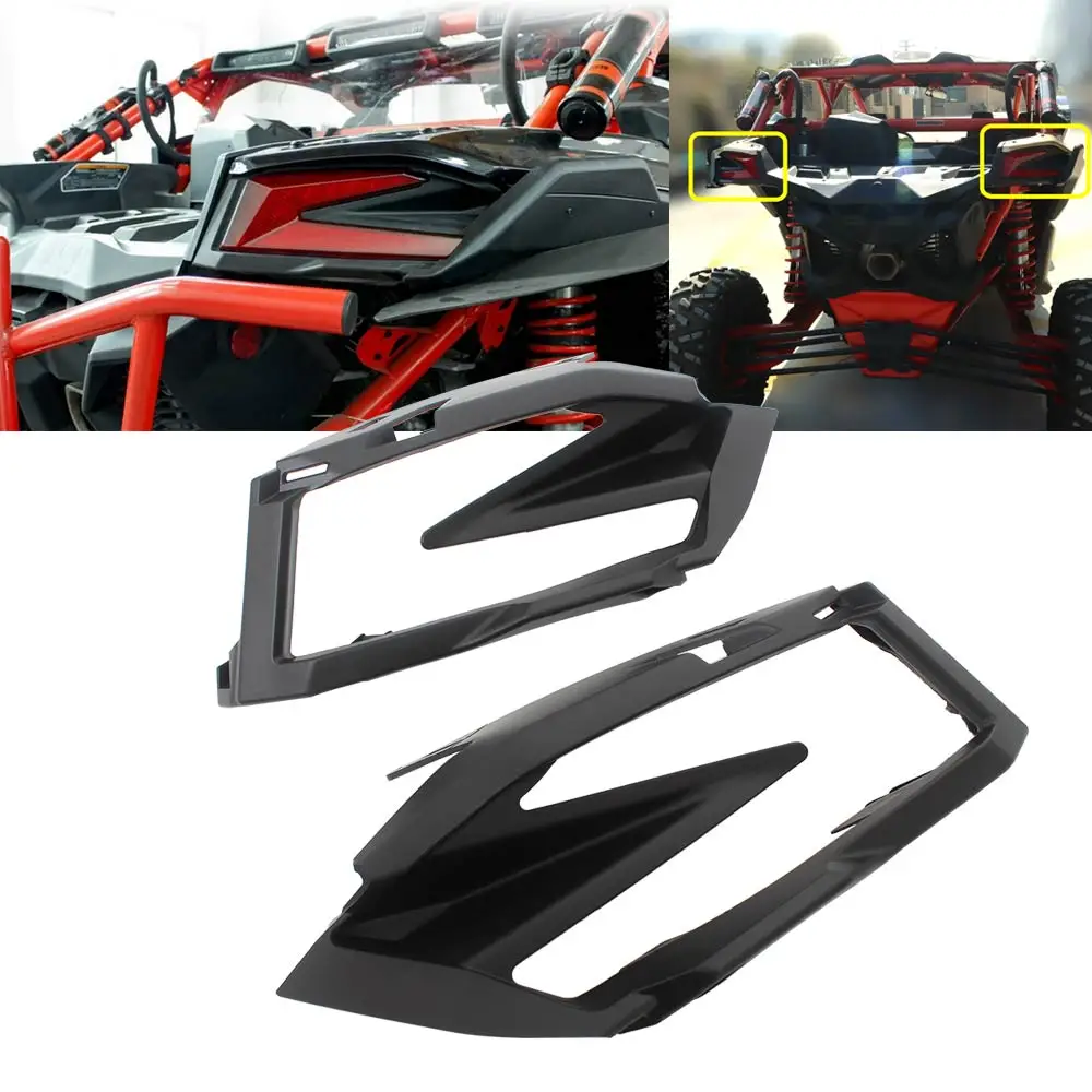 

2 PCS Plastic Rear Light Covers Fit For Can-Am Maverick X3 Max 4x4 Turbo DPS 2017-2021 Accessories