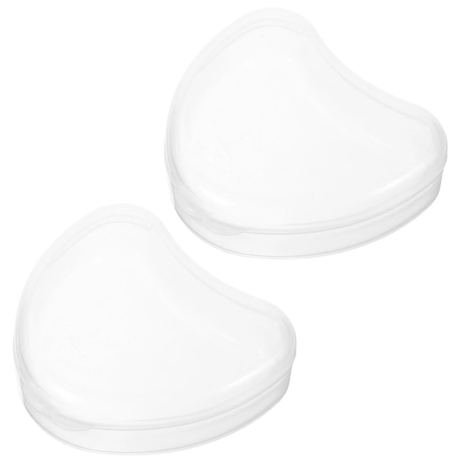 

2Pcs Denture Case Compact Retainer Case for Women Portable False Teeth Box Outdoor Mouthguard Holder Travel Essential