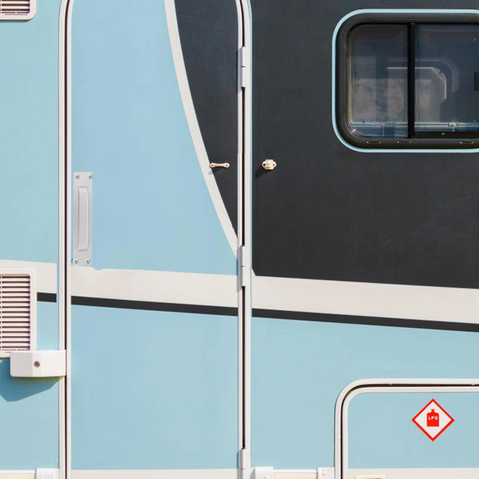 

Aluminum Alloy Sliding Door Handle for Screen Protector Latch Barn Doors Outdoor Window Pulls Replacement