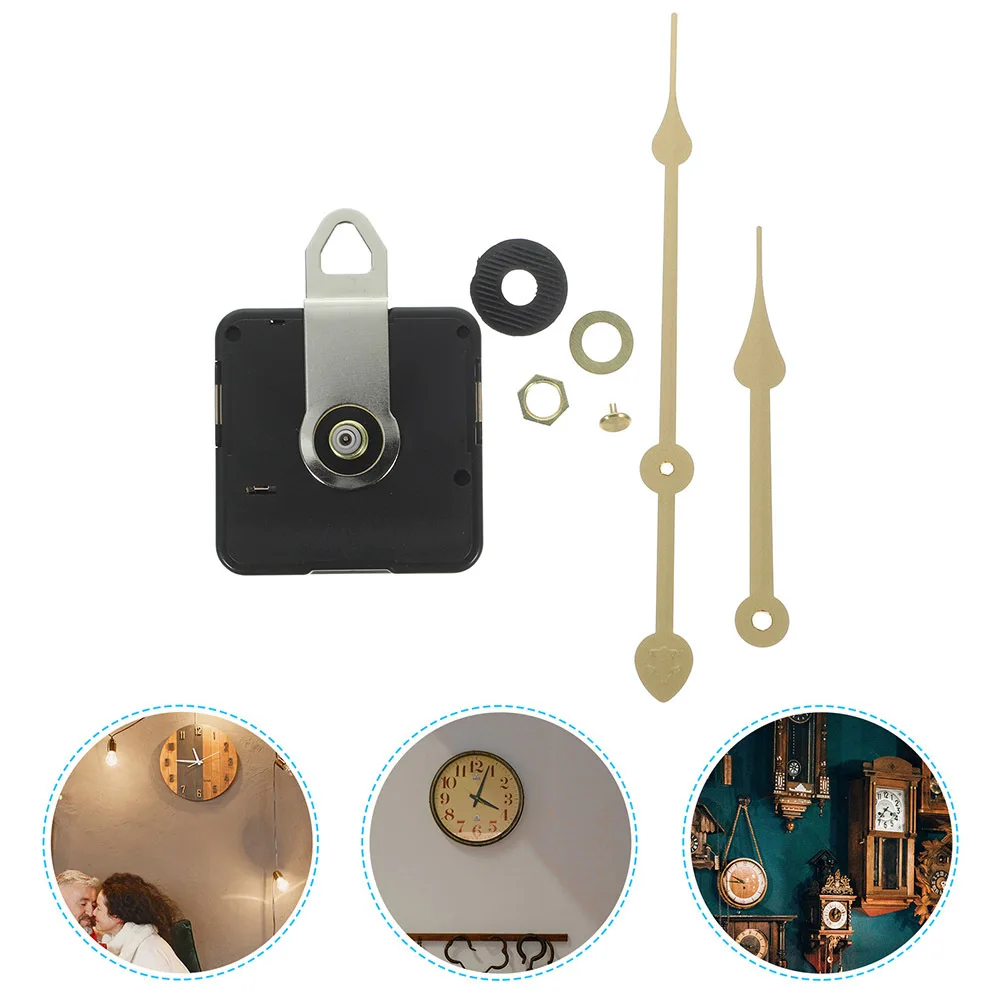 

1Set Wall Clock Movement DIY Mute Mechanism Replacement Clock Hands Kit Durable Classic Color for Repair Making