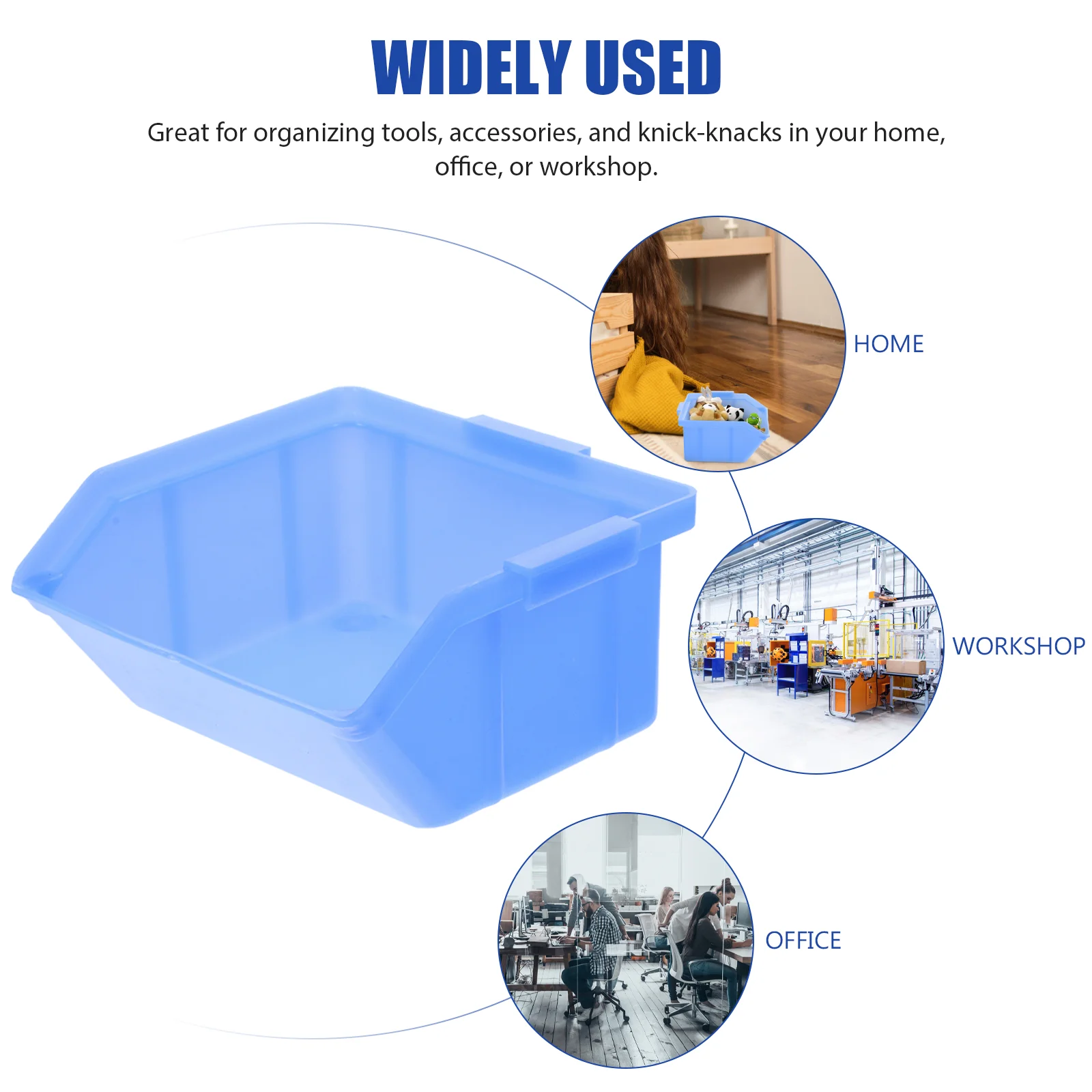 6 Pcs Organizing Bins Hardware Accessories Box Storage Crate Organizer Warehouse Supplies Boxes