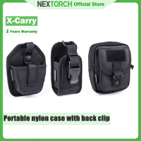 NEXTORCH V22 V23 V24 Multi-purpose nylon case, work bag, walkie-talkie case, handcuffs case, X-Carry portable bag with back clip