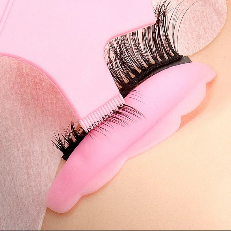 vvocci 10PCS Eye Lash Tools False Eyelash Applicator Lifting Set Silicone Pads for Mold Eyelash Rollers Firm Softening Rod