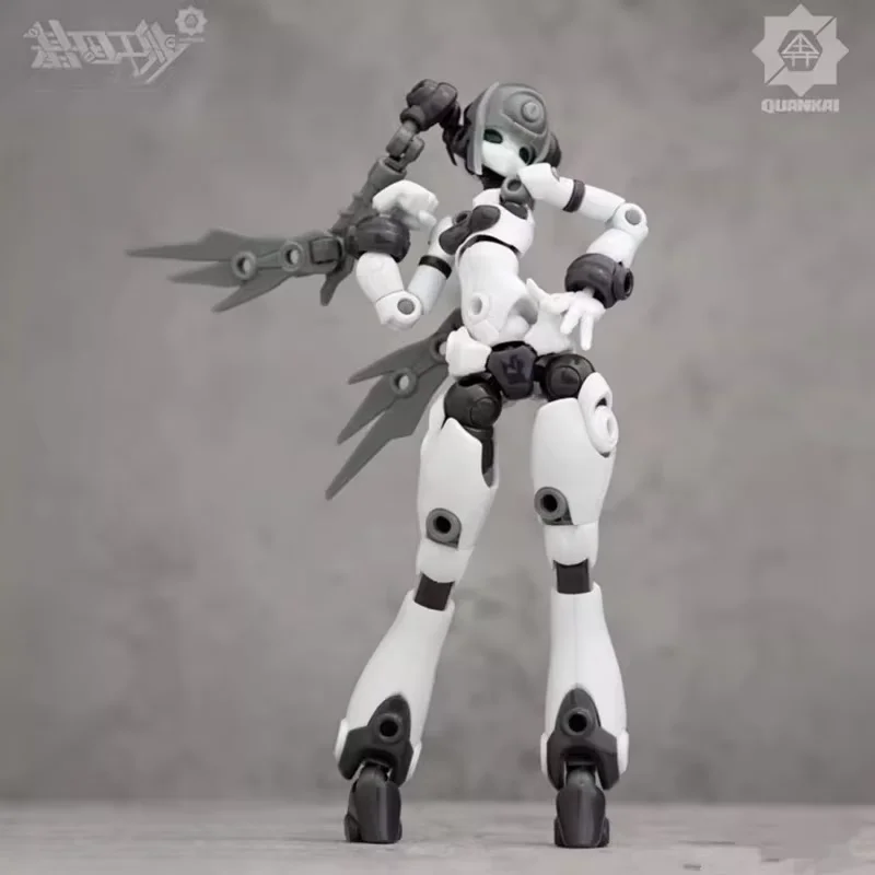 Nieuwe QUANKAI Studio Mobile Suit Girl QK-ST-002 Gene Interferon Figuur Assemblagemodel Speelgoed Collectie Cadeau