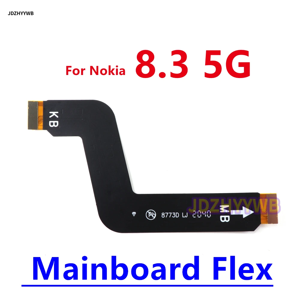 1PCS  Mainboard Flex For Nokia 8.3 5G Main Board Motherboard Connector LCD Flex Cable Charger Board  Replacement parts