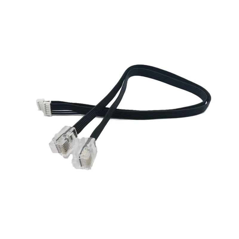 25/35/50CM RJ12 6P6C Connector To PH 1.25MM Connector Cable Flexible flat cable