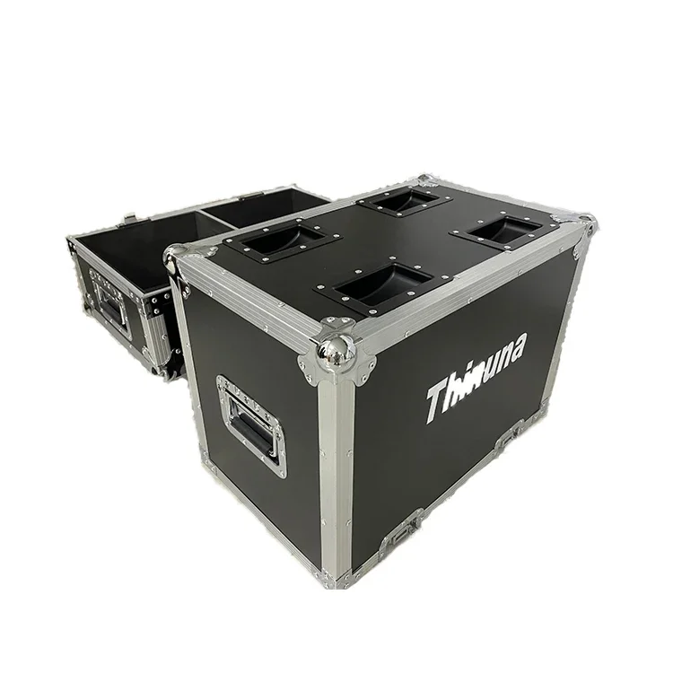 

Thinuna Custom Aluminum Flight Road Case Transport Subwoofer Line Array System Speaker Box Flight Case For Speaker With Wheels