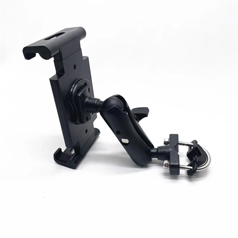 오토바이 자전거 각도 조절 브래킷 태블릿 거치대, 4.5-12.3 인치 스탠드, 아이패드 에어 미니 2 3 4 태블릿 마운트 스마트폰용