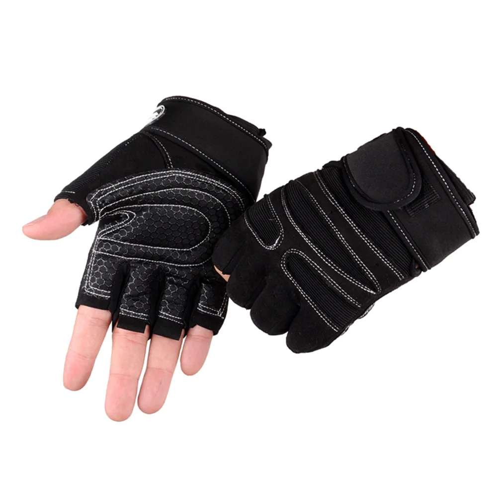 

Anti-Slip Dumbbell Gloves Microfiber For Weight Lifting Workout Protection Cycling Hiking Climbing Sports Gloves