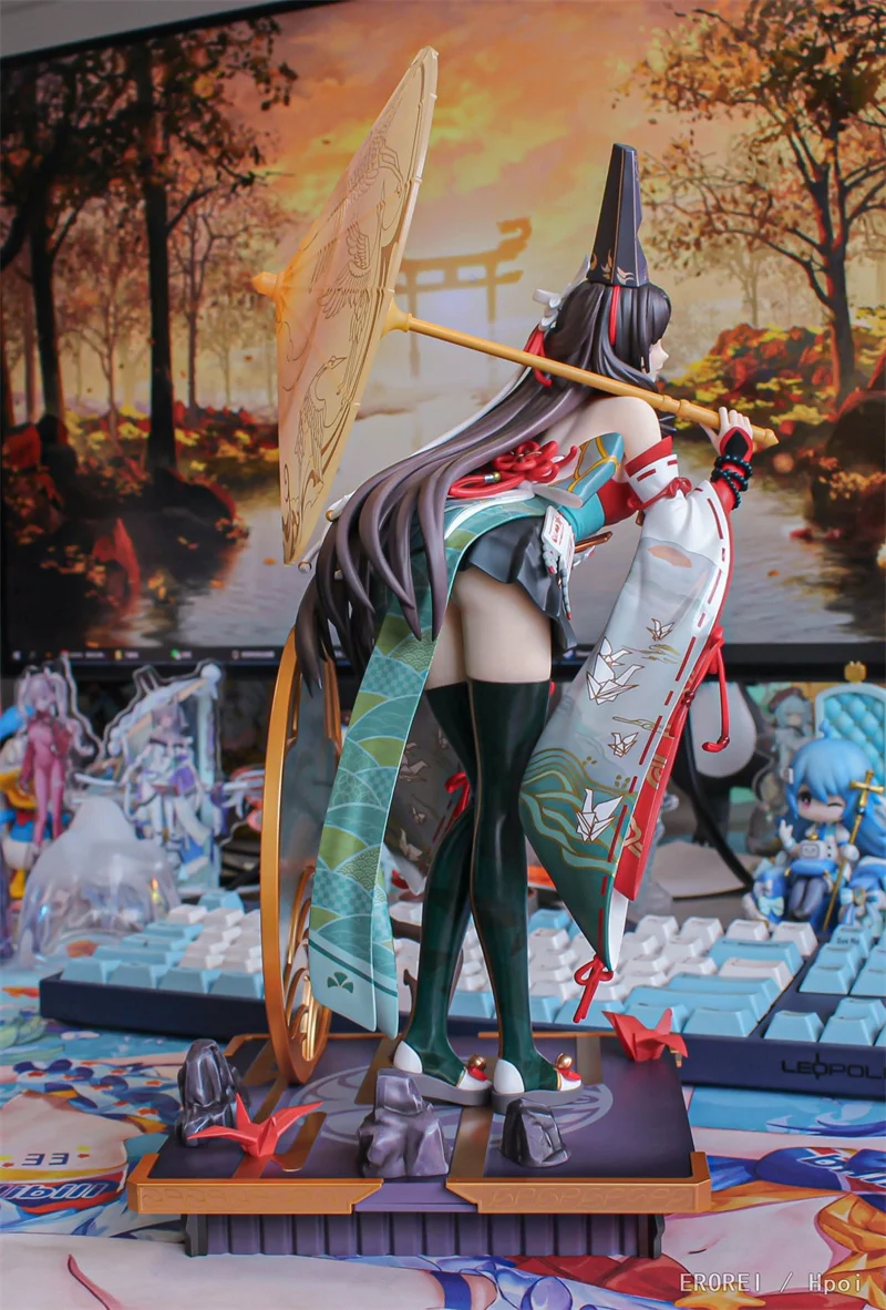 100% Genuine Original Eternal Calamity Tsuchimikado Kurumi Onmyoji ver. H32cm 1/7 Figure Anime Model Toys Collection