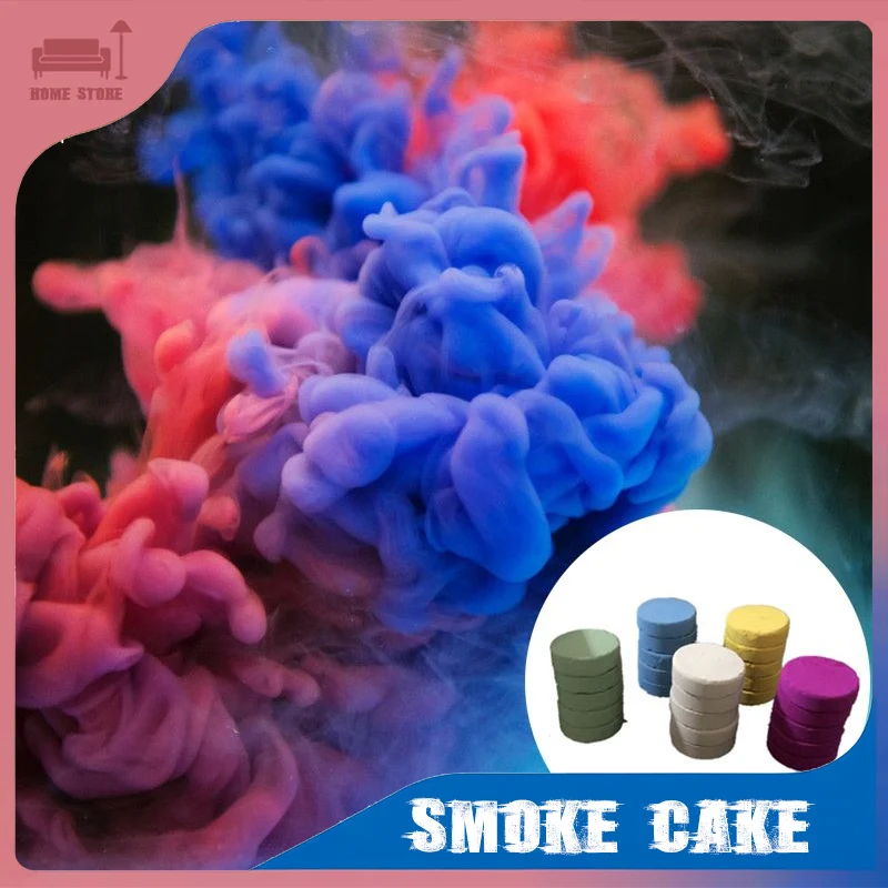

Multiple Pieces 8Colors Smoke Pills Burning Portable Halloween Props Party Supplies Magic Stage Show Atmosphere Photography Aid
