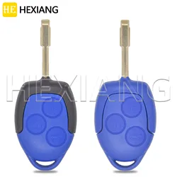 HE 3 pulsanti di ricambio FO21 Blade Car Remote Key Shell Case per Blue Ford Transit Connect Mk7