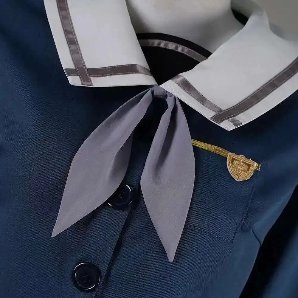 Unisex Anime Cos Soyo Nagasaki Cosplay Costumes Sets Suit Student Uniform Dress Custom Size