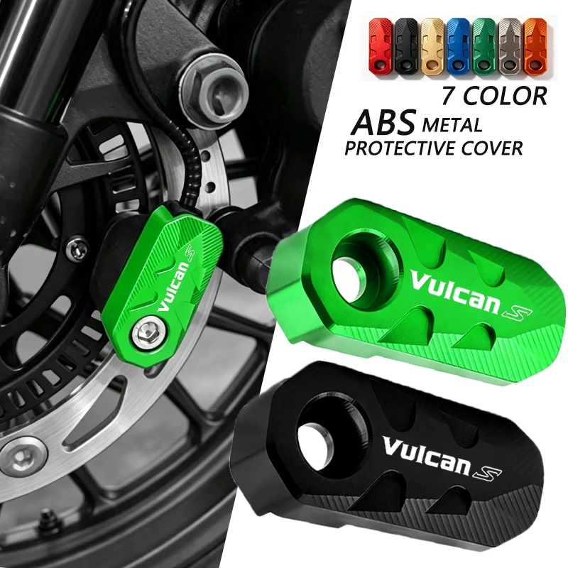 Motorcycle CNC Aluminum Front Rear Wheel ABS Sensor Protection Guard Cover  For Kawasaki VULCAN S 650cc 650 CC
