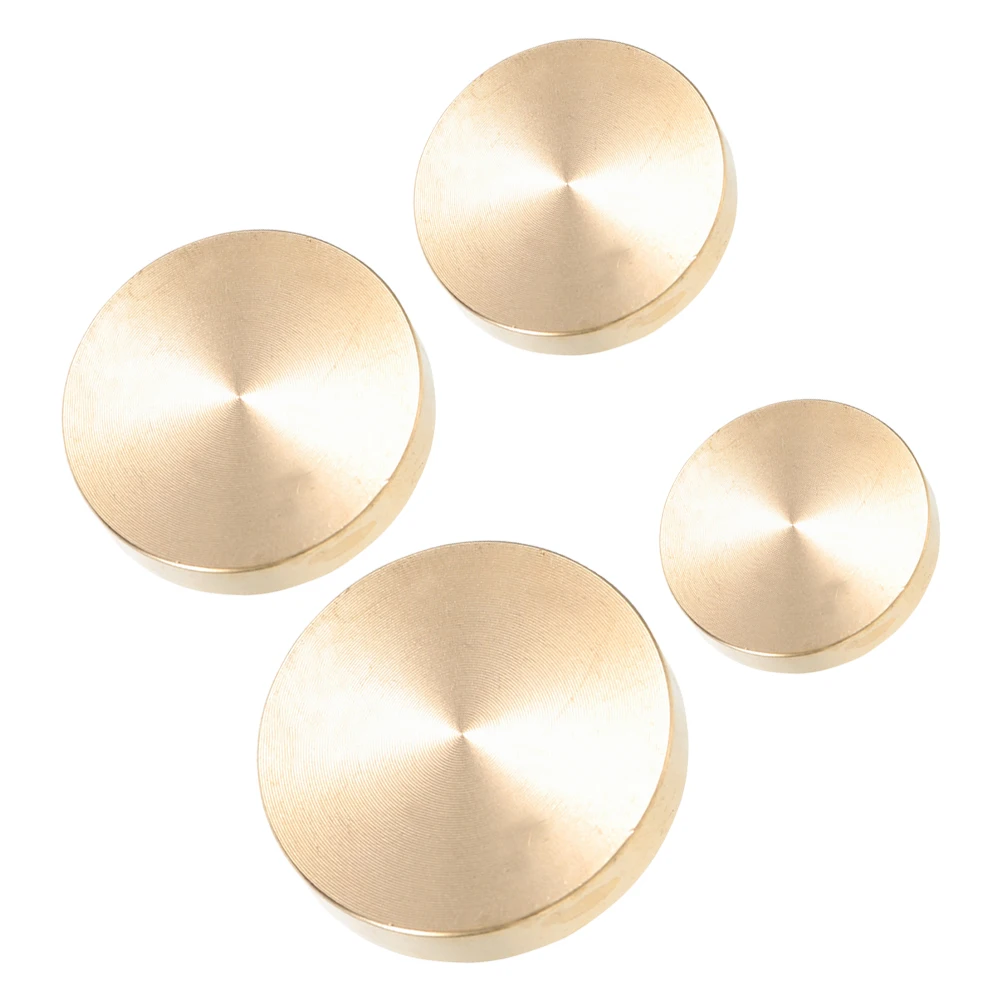 

4 Pcs Wax Seal Copper Head Greeting Cards Heads Wedding Golden Sealing Envelops