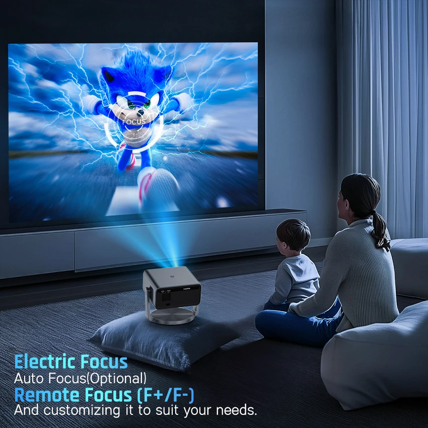 C30B 100 Inch Hd 4K Best Home Movie Projector 2024 4K Hdmi Android Smart Bluetooth Wi-Fi Projector and Speaker for Mobile Phones