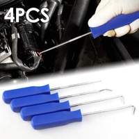 4pcs/set Car Oil Seal Screwdrivers Auto Vehicle Picking Tire Stones Puller Remover Loose Pick Hooks Separating Repair Tools