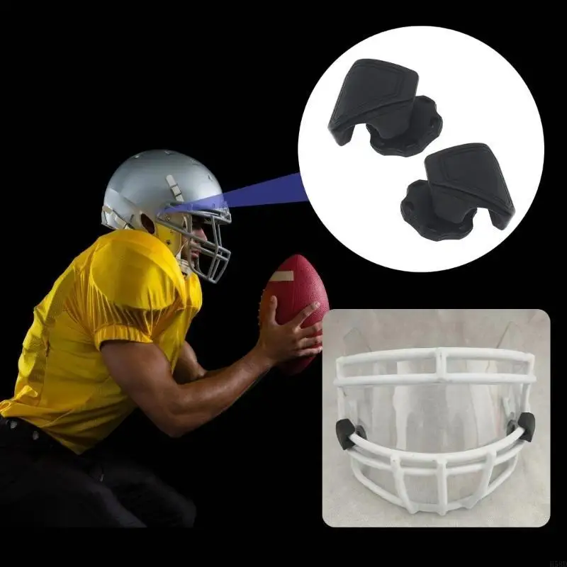 

2 шт., зажимы для футбольных шлемов, аксессуары для быстрого крепления и снятия шлемов, винты