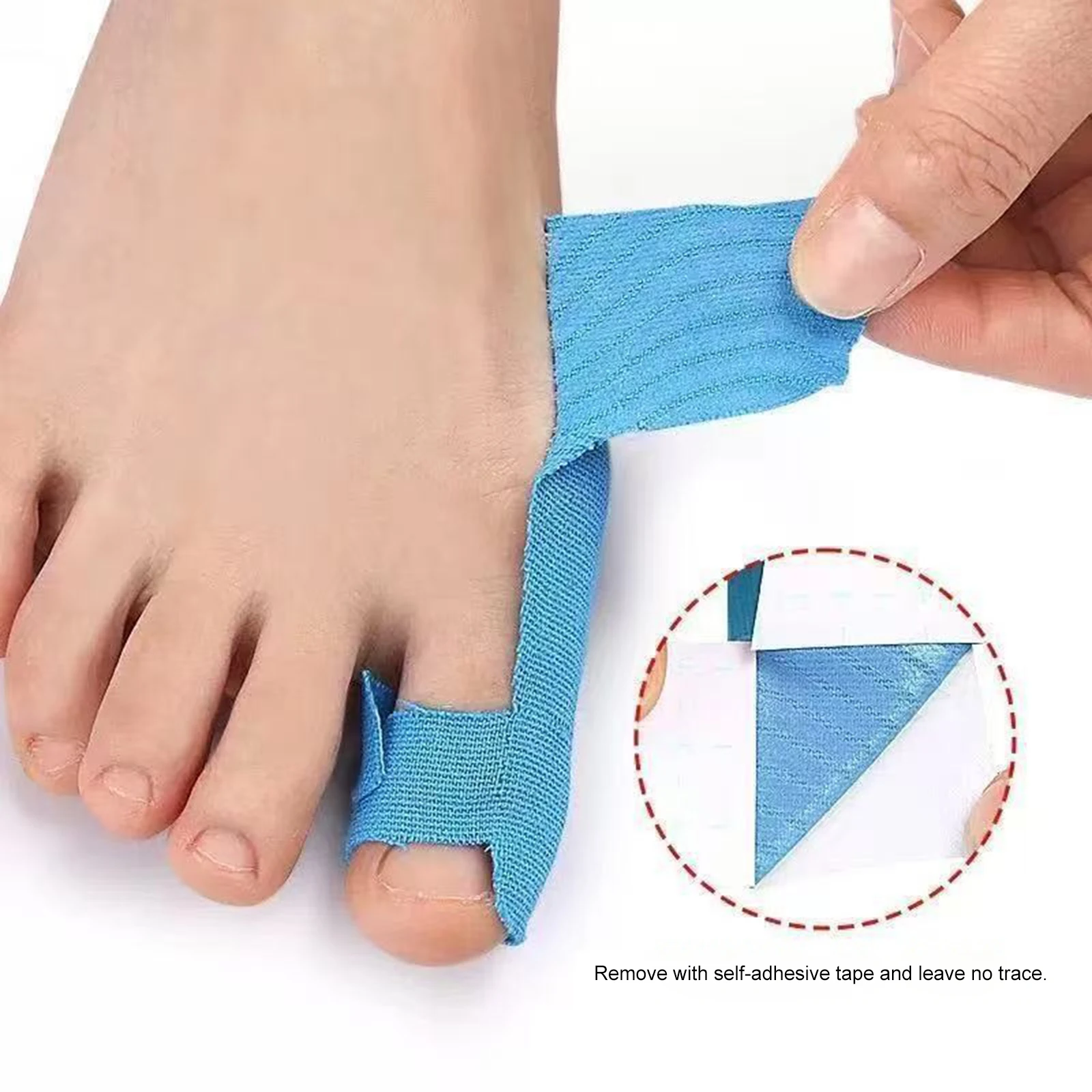 20PCS Bunion Corrector Kinesiology Tape Athletic Toe Relief Tape Big Toe Spacer/Separator/Straightener Tape