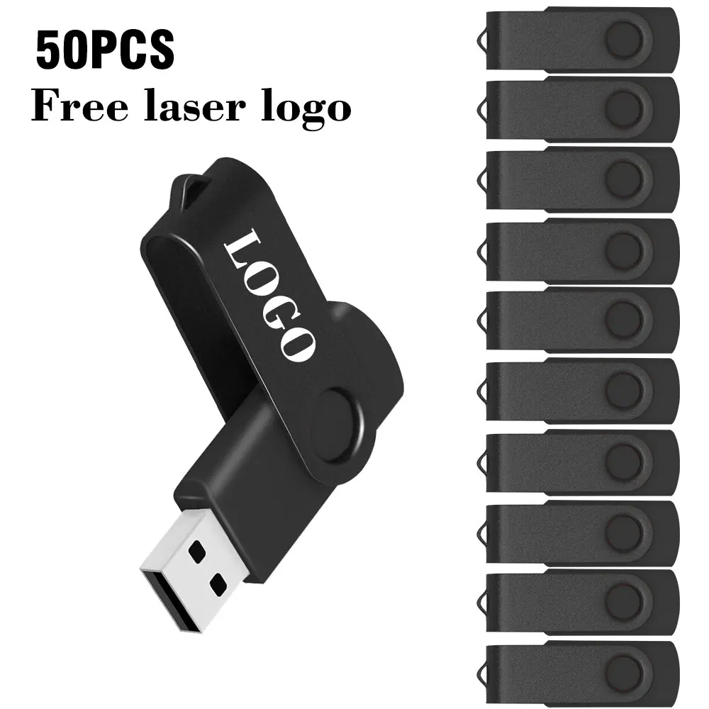 

50pcs/lot Free Logo Real Capacity USB Flash Drive Usb 2.0 4GB 8GB 32GB 64GB 128GB Photography Gift Pendrive USB Memory stick